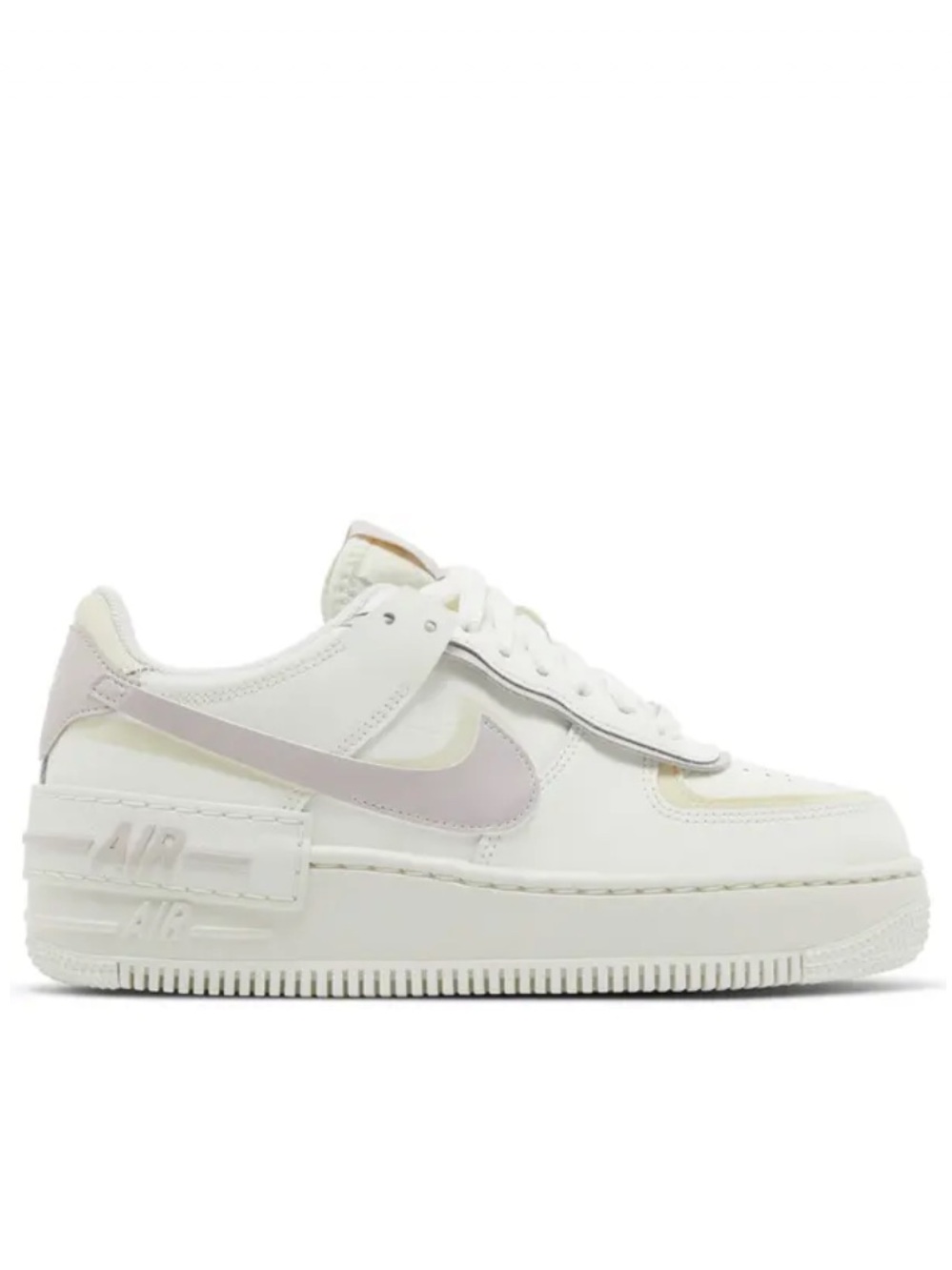Nike | Women’s Pale Yellow/Lavender Air Force 1 Low-Top Platform Sneakers Sz 8.5